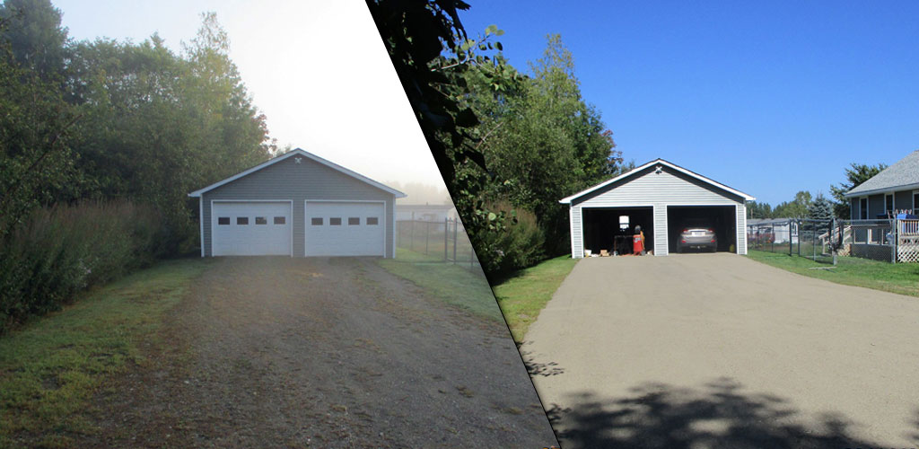 The Gravel Doctor offers gravel driveway and parking lot repair. Our unique system completely and economically removes potholes, ruts, and corrugations from gravel roads, driveways, parking lots, and industrial and municipal locations.